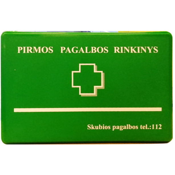 Pirmosios pagalbos rinkinys (atnaujinta sudėtis), 1 vnt