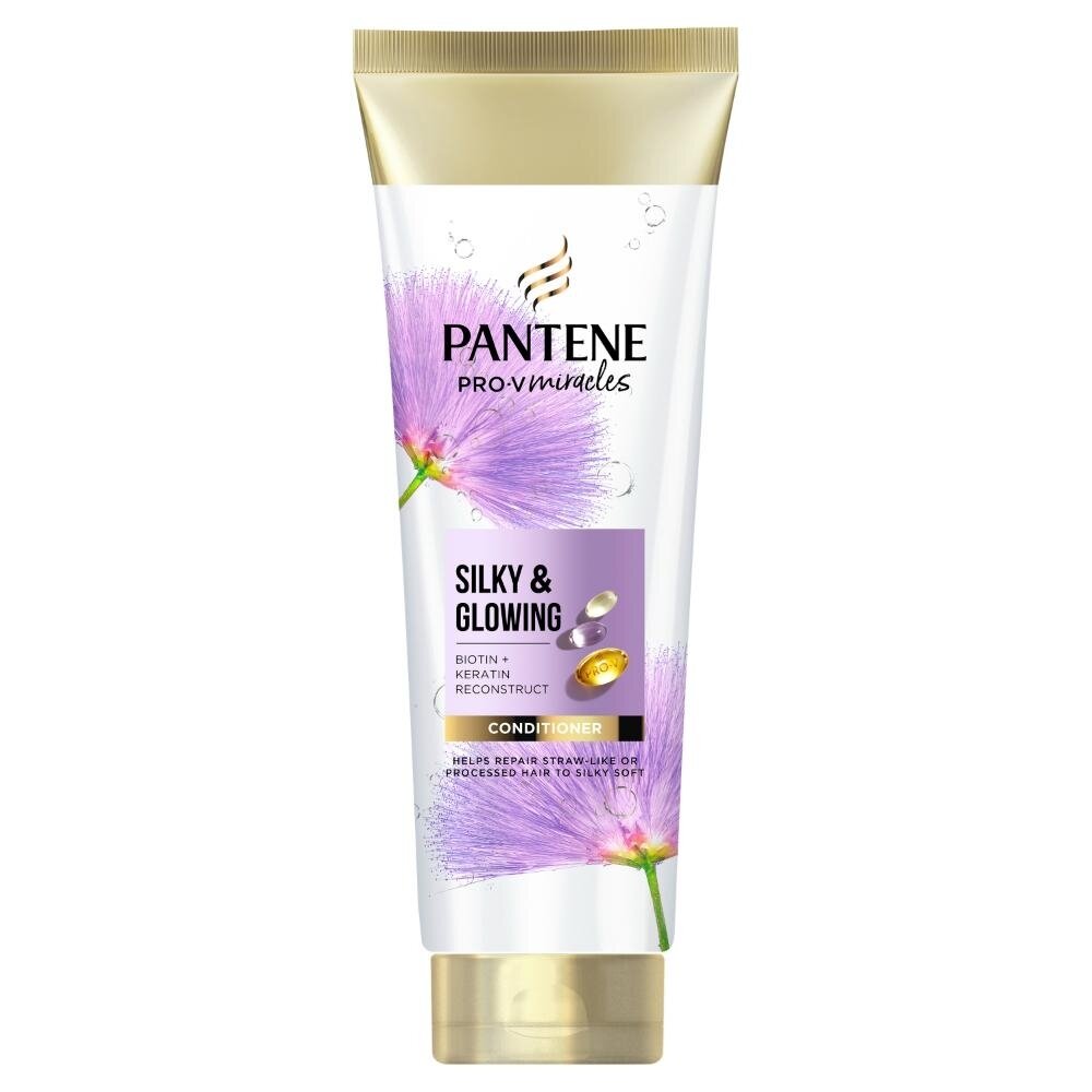 Plaukų kondicionierius PANTENE Silky Miracles, 160 ml Plaukų kondicionierius PANTENE Silky Miracles, 160 ml