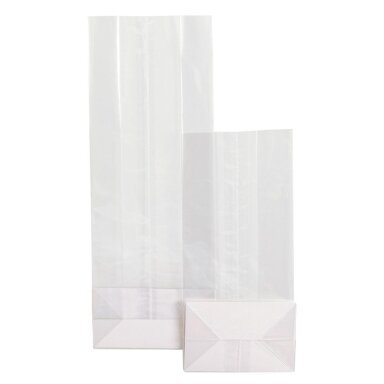 Plastikiniai maišeliai su dugneliu, 70x40x192 mm,50vnt Plastikiniai maišeliai su dugneliu, 70x40x192 mm,50vnt