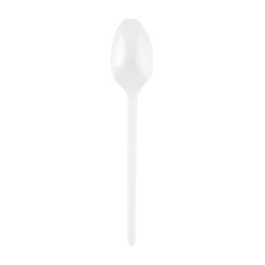 Daugkartinio naudojimo plastikiniai šaukšteliai SUPERIOR, PS, balti, 12,5 cm, 50 vnt Daugkartinio naudojimo plastikiniai šaukšteliai SUPERIOR, PS, balti, 12,5 cm, 50 vnt