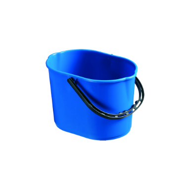 Plastikinis kibiras PLUTO, 12 l, mėlyna sp. Plastikinis kibiras PLUTO, 12 l, mėlyna sp.