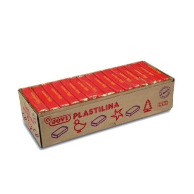 Plastilinas JOVI, 350g. T.RAUDONA Plastilinas JOVI, 350g. T.RAUDONA