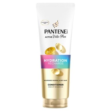 Plaukų kondicionierius PANTENE Hydration Recharge Active Nutri-Plex, 275 ml Plaukų kondicionierius PANTENE Hydration Recharge Active Nutri-Plex, 275 ml