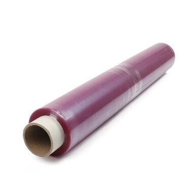 Plėvelė maistui PVC, violetinio atspalvio, 7,5 mk, 0,45 x 300 m, 1,35 kg, 1 vnt Plėvelė maistui PVC, violetinio atspalvio, 7,5 mk, 0,45 x 300 m, 1,35 kg, 1 vnt