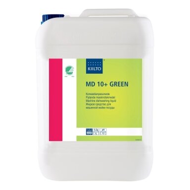 Ploviklis automatinėms indaplovėms KIILTO Md 10 + Green 10 l, (13,2kg) Ploviklis automatinėms indaplovėms KIILTO Md 10 + Green 10 l, (13,2kg)