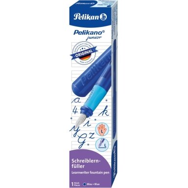 Plunksnakotis PELIKAN, mėlynos spalvos, kairiarankiams