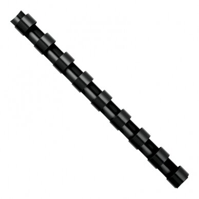 Plastikinė įrišimo spiralė FELLOWES, 32mm, juoda, 50vnt 1