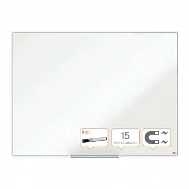 Plieninė baltoji magnetinė lenta NOBO Impression Pro, 120x90cm 3