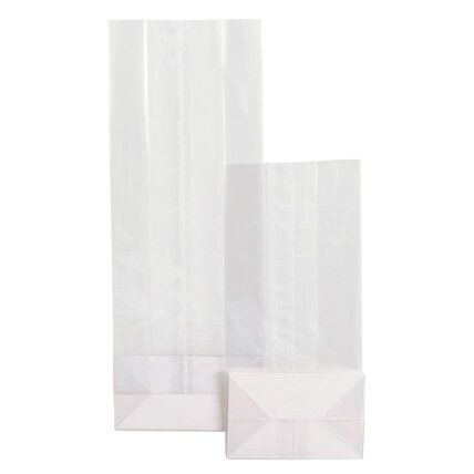 Plastikiniai maišeliai su dugneliu, 70x40x192 mm,50vnt Plastikiniai maišeliai su dugneliu, 70x40x192 mm,50vnt