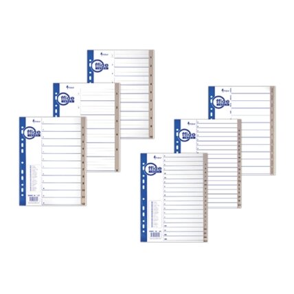 Plastikiniai skiriamieji lapai 1-31, A4 MAXI Plastikiniai skiriamieji lapai 1-31, A4 MAXI