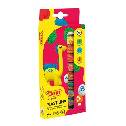 Plastilinas JOVI, 10 spalvų rinkinys, 15 g Plastilinas JOVI, 10 spalvų rinkinys, 15 g