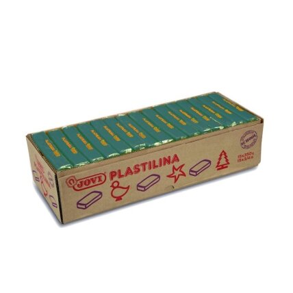 Plastilinas JOVI, 350g., tamsiai žalia sp. Plastilinas JOVI, 350g., tamsiai žalia sp.