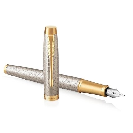 Plunksnakotis Parker IM Premium Warm Silver GT Fine Plunksnakotis Parker IM Premium Warm Silver GT Fine