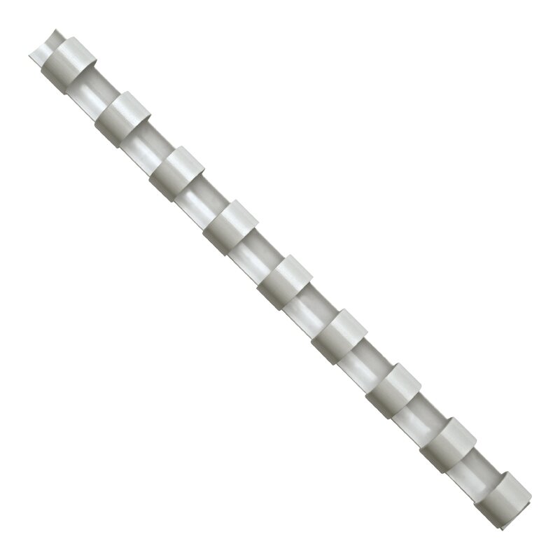 Plastikinė įrišimo spiralė FELLOWES, 16mm, balta, 100vnt Plastikinė įrišimo spiralė FELLOWES, 16mm, balta, 100vnt