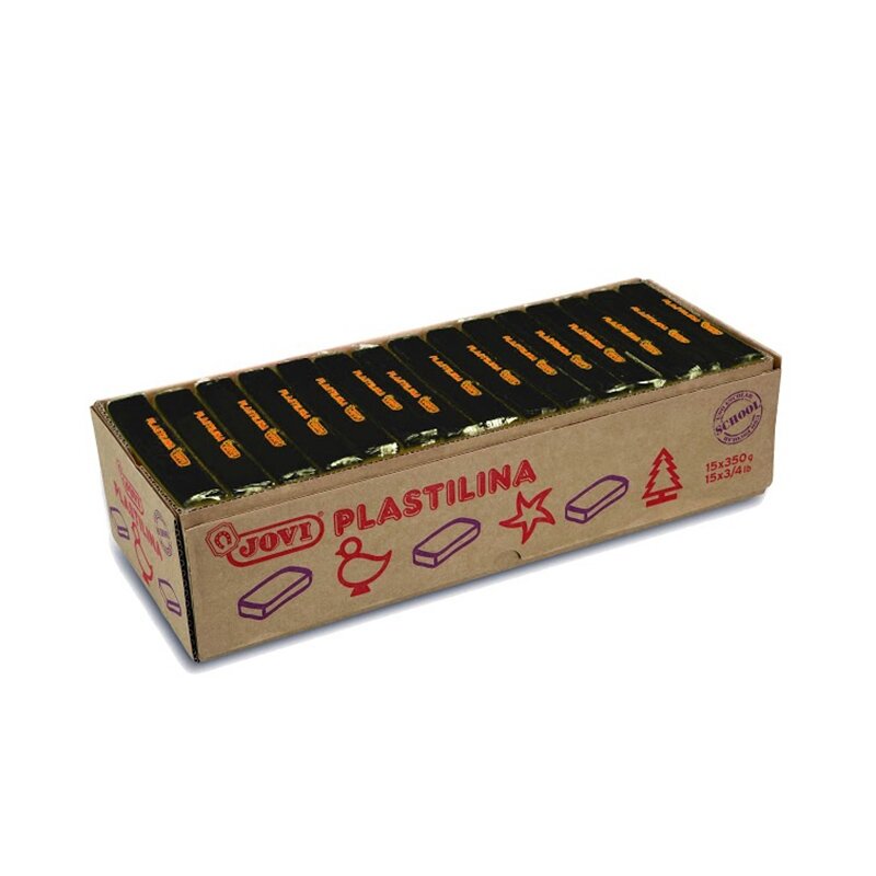 Plastilinas JOVI, 350g. JUODA Plastilinas JOVI, 350g. JUODA