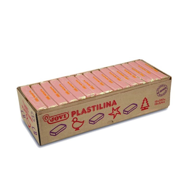 Plastilinas JOVI, 350g. ŠV. ROŽINĖ Plastilinas JOVI, 350g. ŠV. ROŽINĖ