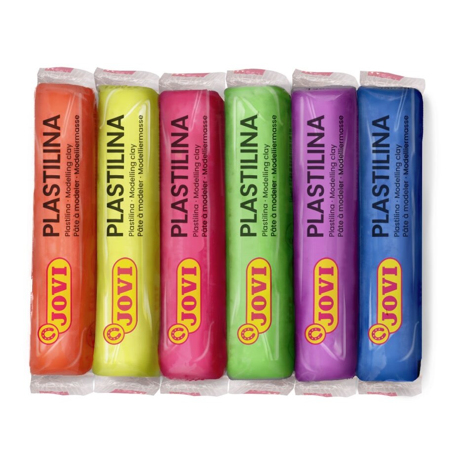 Plastilinas JOVI, 15 g, 6 neoninės spalvos 1 Plastilinas JOVI, 15 g, 6 neoninės spalvos 1