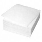 Popierinės stalo servetėlės GRUINE, 400 servetėlių pakuotėje, 1 sluoksnis, balta, 24x24cm, 80212