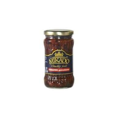 Pomidorai MIKADO, konservuoti,džiovinti, aliejuje, 290 g / 165 g