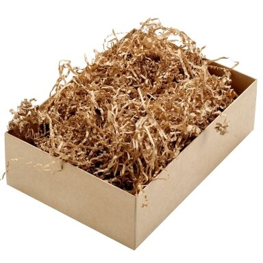 Popieriaus drožlės, rudos, 5 kg Popieriaus drožlės, rudos, 5 kg