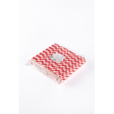 Popieriniai šiaudeliai ZigZag, raudoni/dryžuoti, D 8 mm, L 21 cm, 250 vnt Popieriniai šiaudeliai ZigZag, raudoni/dryžuoti, D 8 mm, L 21 cm, 250 vnt