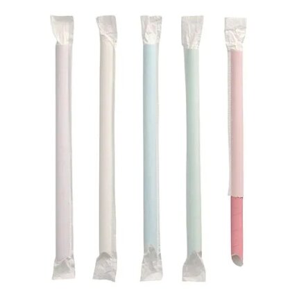 Popieriniai šiaudeliai Bubble, pasteliniai, individualiai supakuoti, D 12 mm, L 20 cm, 200 vnt 1 Popieriniai šiaudeliai Bubble, pasteliniai, individualiai supakuoti, D 12 mm, L 20 cm, 200 vnt 1