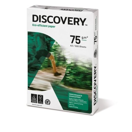 Popierius DISCOVERY, A3, 75 g/m2, 500 lapų Popierius DISCOVERY, A3, 75 g/m2, 500 lapų