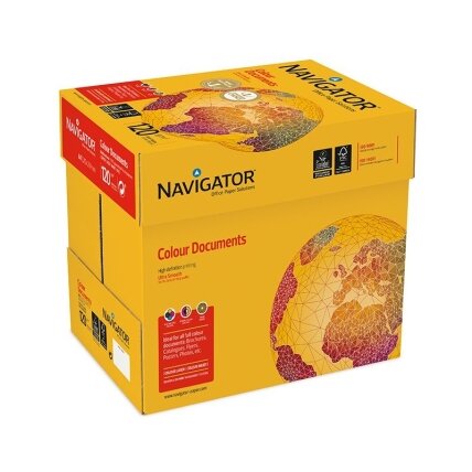 Popierius NAVIGATOR COLOUR DOCUMENTS, A4, 120 g/m2, 250 lapų 4 Popierius NAVIGATOR COLOUR DOCUMENTS, A4, 120 g/m2, 250 lapų 4