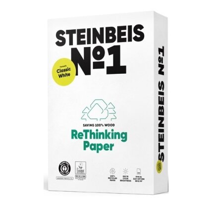 Popierius Steinbeis, A4, 80 g/m2, 500 lapų Popierius Steinbeis, A4, 80 g/m2, 500 lapų