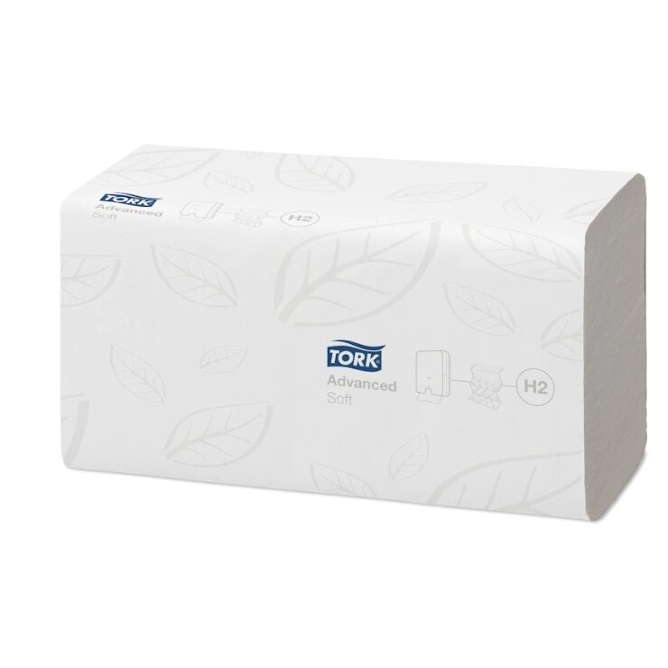 Popieriniai rankšluoščiai TORK H2 Xpress Multifold Soft, 2 sl., baltos sp., 180 serv., 120398 1