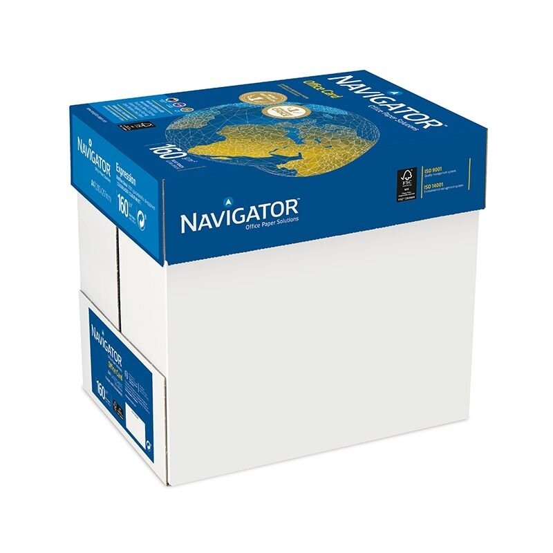 Popierius NAVIGATOR OFFICE CARD, 160 g/m2, 250 lapų 2 Popierius NAVIGATOR OFFICE CARD, 160 g/m2, 250 lapų 2