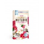 Proteininis baltasis šokoladas NUTLOVE ALLNUTRITION vanilės skonio su avietėmis, 100g