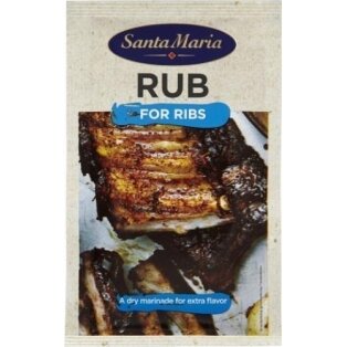 Prieskonių mišinys šonkauliams marinuoti, SANTA MARIA BBQ RUB Ribs, 30g Prieskonių mišinys šonkauliams marinuoti, SANTA MARIA BBQ RUB Ribs, 30g