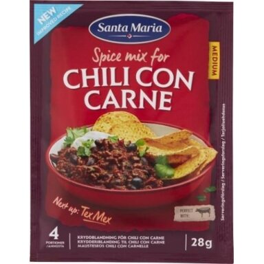 Prieskonių mišinys SANTA MARIA Chili Con Carne, 28 g