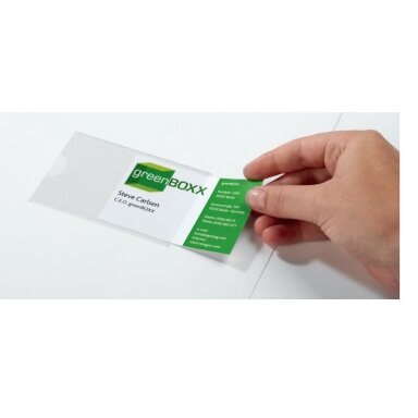 Priklijuojamoji kišenė dokumentams DURABLE POCKETFIX, 57 x 90 mm, (pak. -10 vnt.) Priklijuojamoji kišenė dokumentams DURABLE POCKETFIX, 57 x 90 mm, (pak. -10 vnt.)