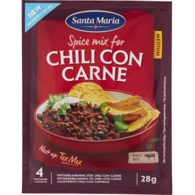 Prieskonių mišinys SANTA MARIA Chili Con Carne, 28 g