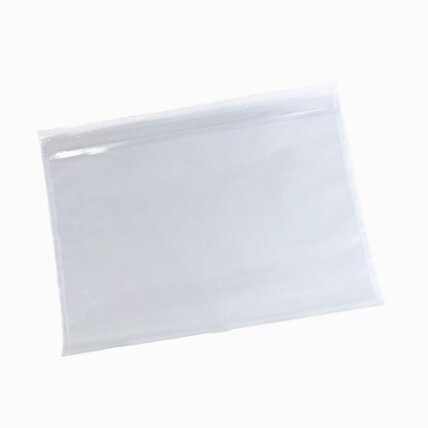 Priklijuojamosios įmautės siuntiniams C5 - 240mm x 165mm + 15mm., 1000vnt, skaidrios Priklijuojamosios įmautės siuntiniams C5 - 240mm x 165mm + 15mm., 1000vnt, skaidrios