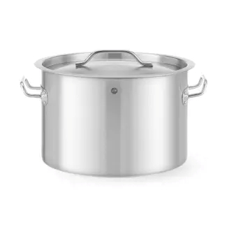 Puodas Budget su dangčiu, nerūdijantis plienas, 23 l, D 35 cm, H 24 cm, vnt