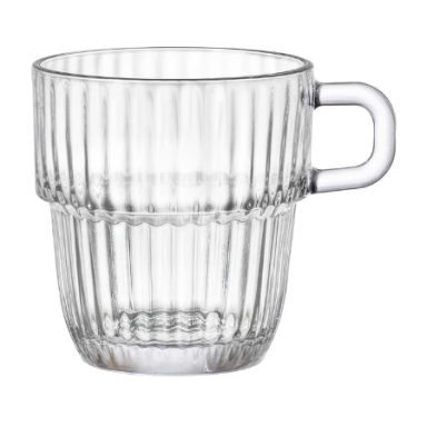 Puodelis BARSHINE, stiklas, 89 ml, H 6,5 cm, D 7,6 cm, vnt.