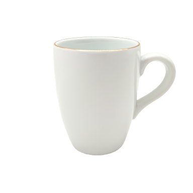 Puodelis Gold, porcelianas, 350 ml, D 8,5 cm, H 10 cm, vnt