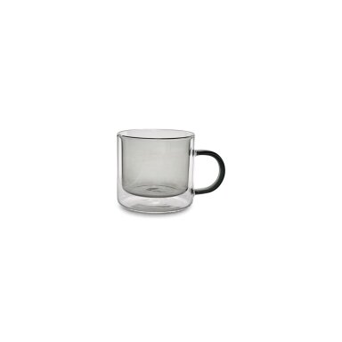 Puodelis Liv Grey, borosilikatinis stiklas, 270 ml, D 8,5 cm, H 7,8 cm, 2 vnt. Puodelis Liv Grey, borosilikatinis stiklas, 270 ml, D 8,5 cm, H 7,8 cm, 2 vnt.