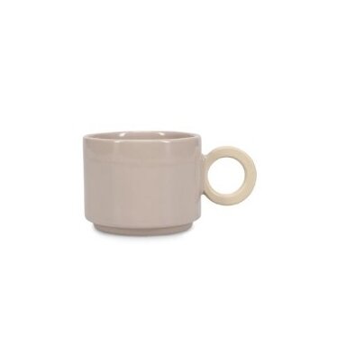 Puodelis Lou, akmens masė, pilka/smėlinė, 280 ml, D 8,5 cm, H 6,7 cm, vnt. Puodelis Lou, akmens masė, pilka/smėlinė, 280 ml, D 8,5 cm, H 6,7 cm, vnt.