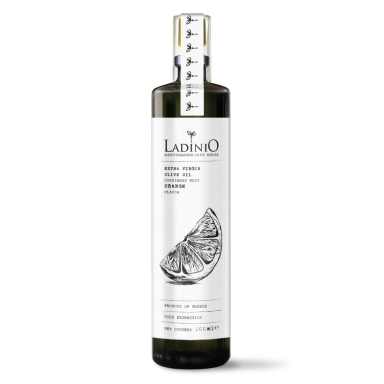 Purškiamas alyvuogių aliejus LADINIO Extra Virgin, su apelsinais, 200 ml