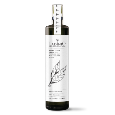 Purškiamas alyvuogių aliejus LADINIO Extra Virgin, su lauro lapais, 200 ml Purškiamas alyvuogių aliejus LADINIO Extra Virgin, su lauro lapais, 200 ml