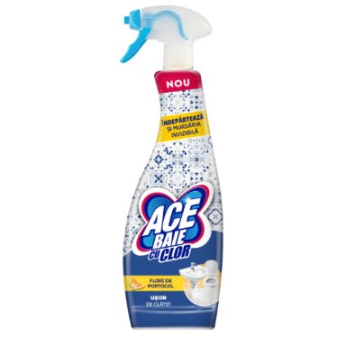 Purškiamas valiklis voniai hypo ACE, 650ml Purškiamas valiklis voniai hypo ACE, 650ml