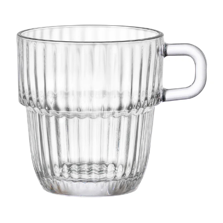 Puodelis BARSHINE, stiklas, 89 ml, H 6,5 cm, D 7,6 cm, vnt.