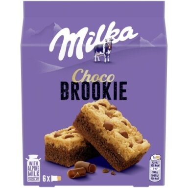 Pyragaičiai MILKA Choco Brookie Pocket, 6vnt., 132 g Pyragaičiai MILKA Choco Brookie Pocket, 6vnt., 132 g