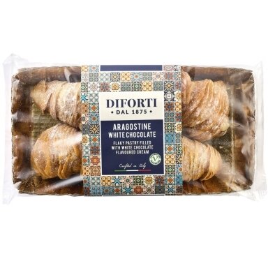 Pyragėliai DIFORTI, Aragostine, su baltojo šokolado įdaru, 150 g