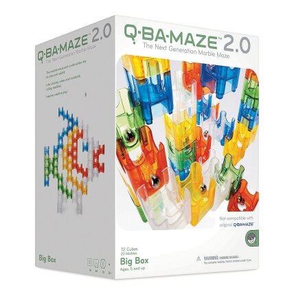Q-BA-MAZE 2.0 rutuliukų labirintų konstruktorius Q-BA-MAZE 2.0 rutuliukų labirintų konstruktorius