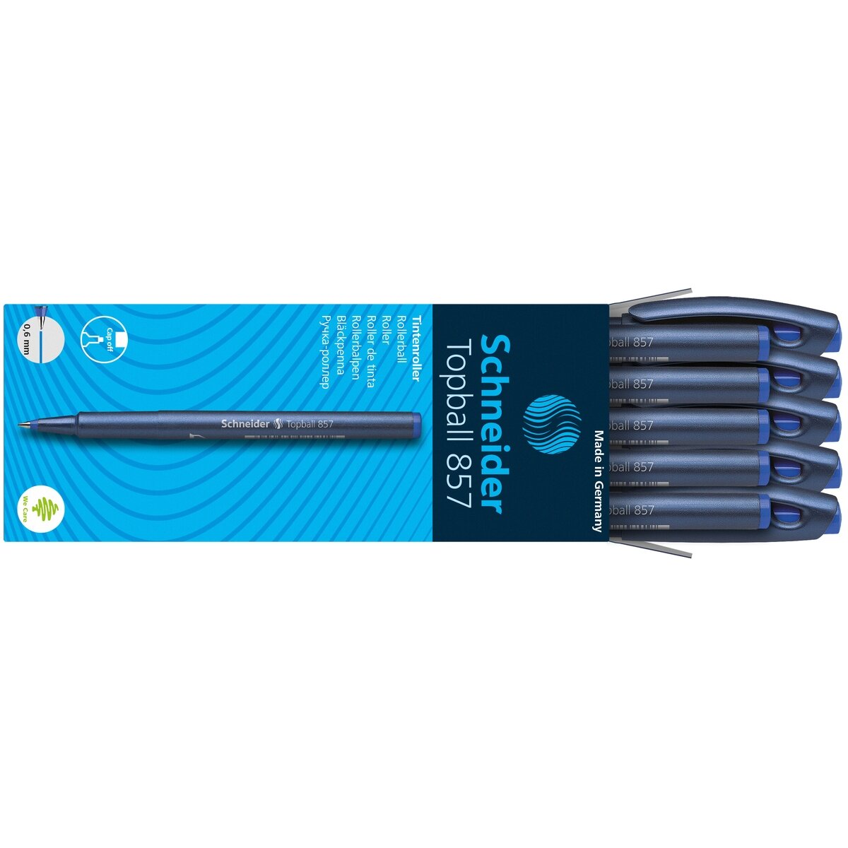 Rašiklis SCHNEIDER TOPBALL 857, 0,6 mm. 2 Rašiklis SCHNEIDER TOPBALL 857, 0,6 mm. 2
